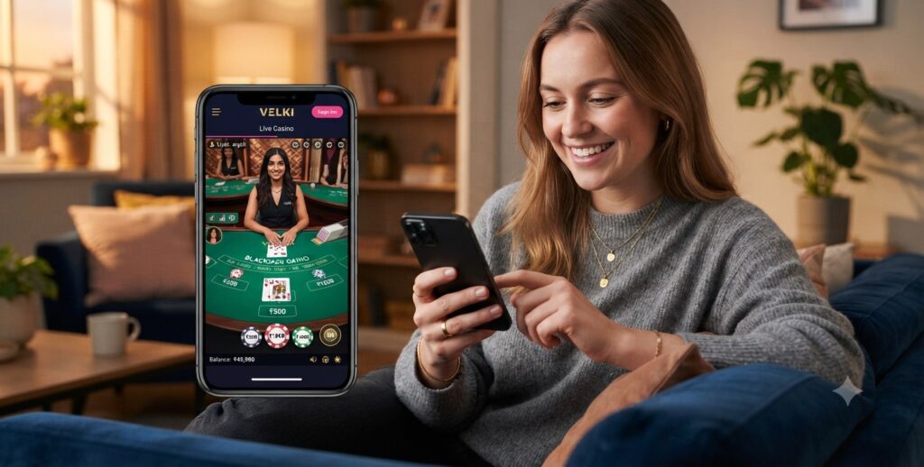Velki Mobile Experience: Playing Casino Games on Smartphone